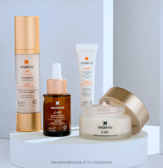 Imagen banner con cuatro productos C-VIT